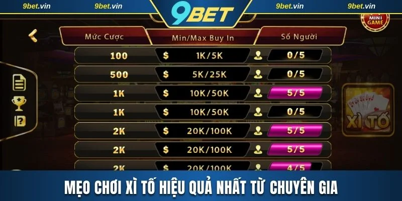 4 cách chơi xì tố bất bại từ chuyên gia 